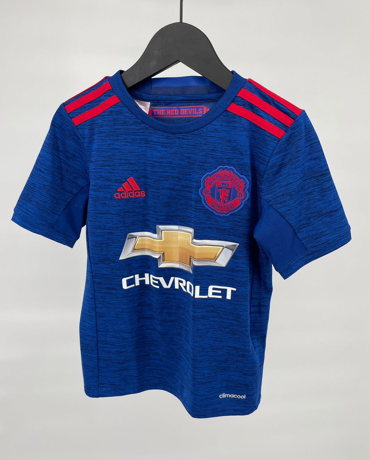 Manchester United Voetbalshirt Uit 16-17 Blauw Maat 128