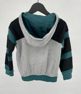 Vest Capuchon Grijs Groen Zwart Maat 116