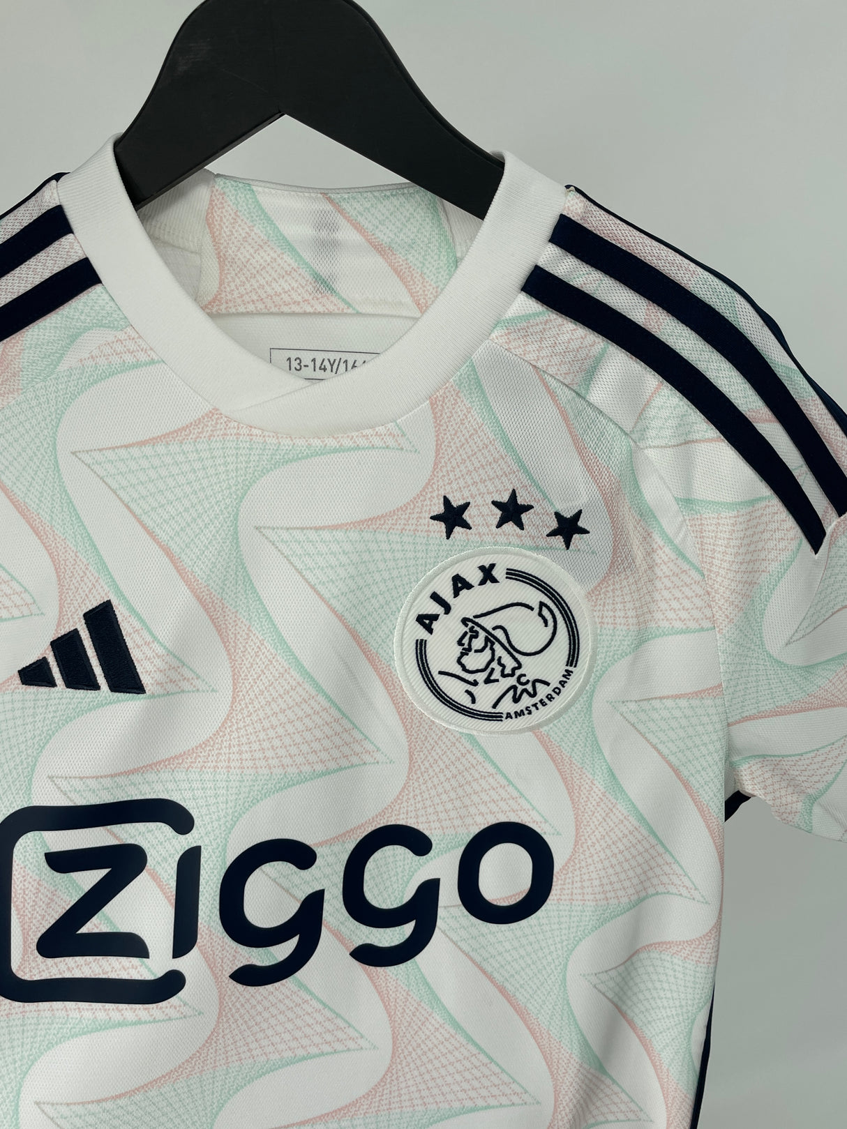 Ajax Uitshirt Kids 23/24 Wit Maat 164