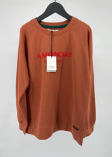 Trui Bruin Logo Maat 152