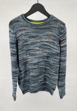 Trui Gebreid Blauw Maat 128