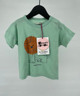 T-shirt Groen Leeuw Maat 80 / 86