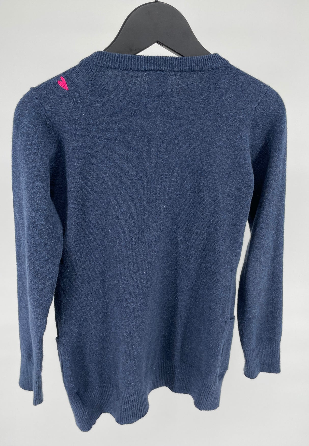 Vest Donkerblauw Roesjes Maat 122 / 128