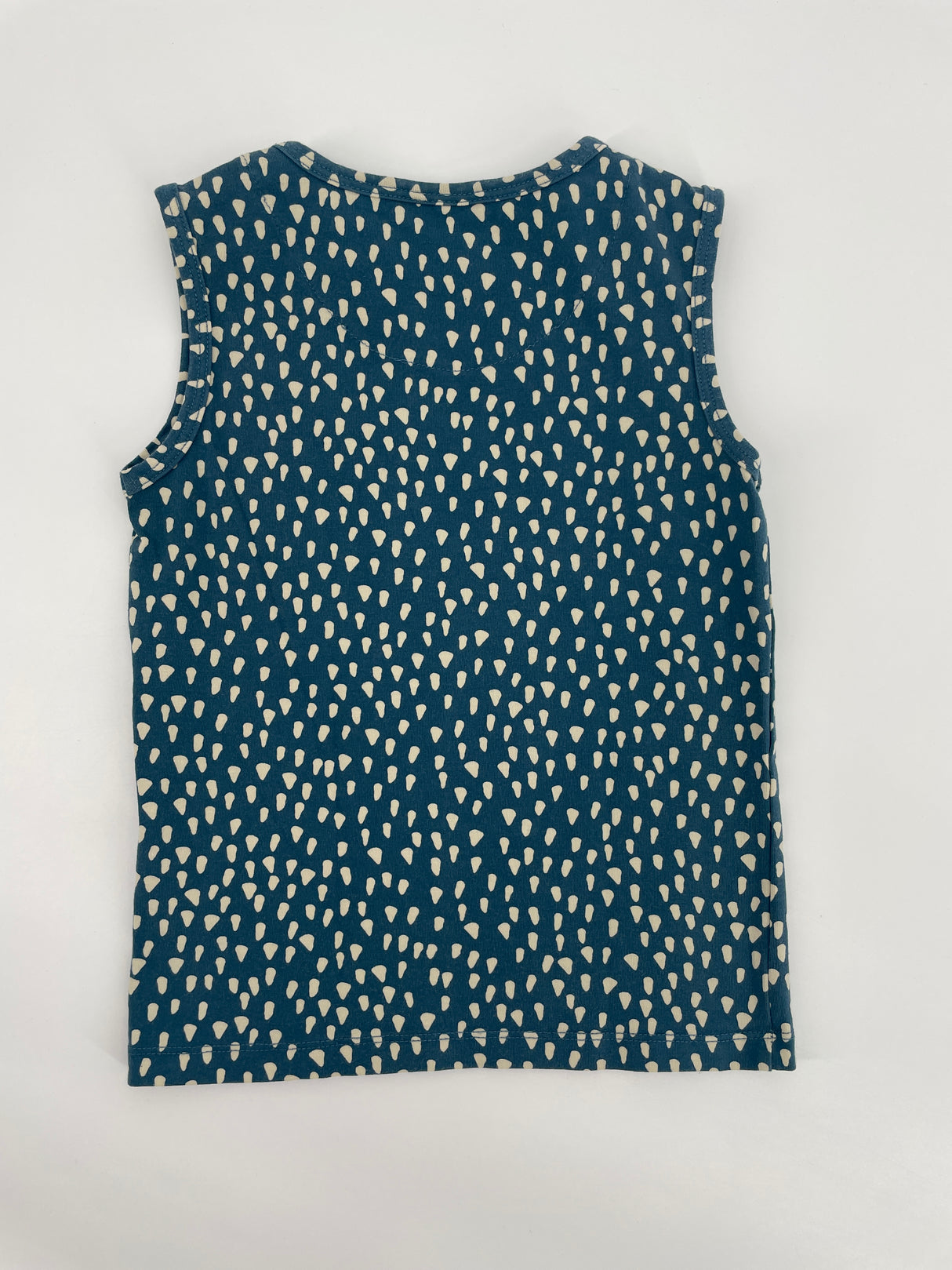 Tanktop Blauw met Print Maat 98 / 104