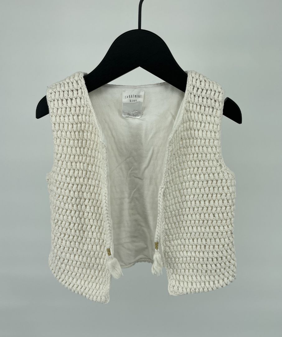 Mouwloos Vestje Beige Maat 74
