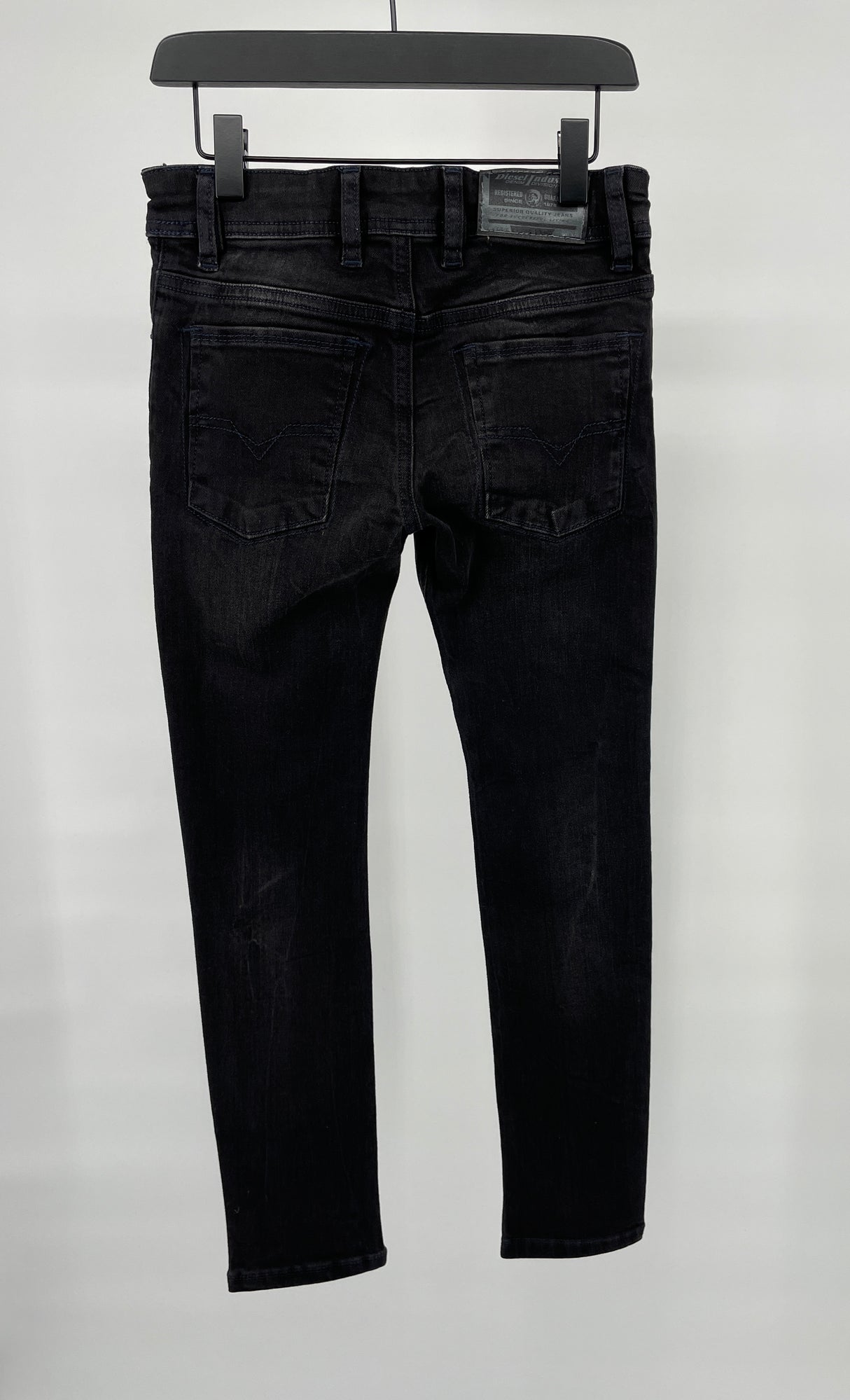 Skinny Jeans Zwart Sleenker Maat 128