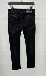 Skinny Jeans Zwart Sleenker Maat 128