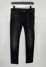 Skinny Jeans Zwart Sleenker Maat 128