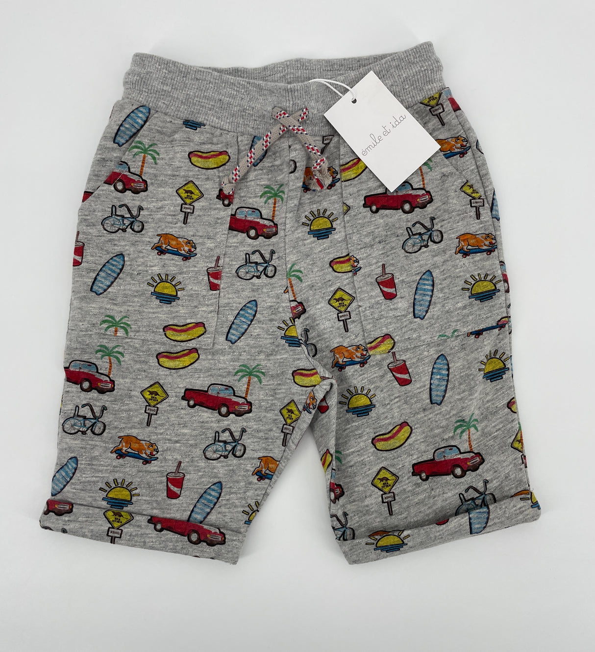 Korte Broek Grijs Maat 116