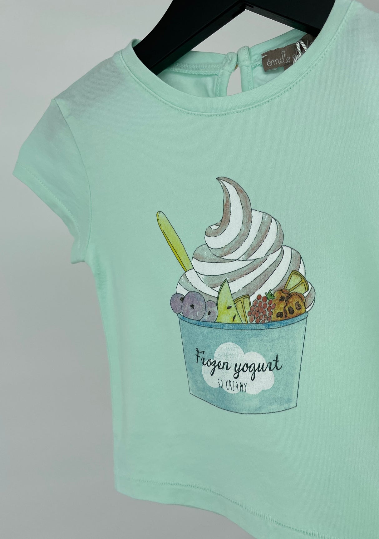 T-shirt Mint Groen Frozen Yoghurt Maat 68