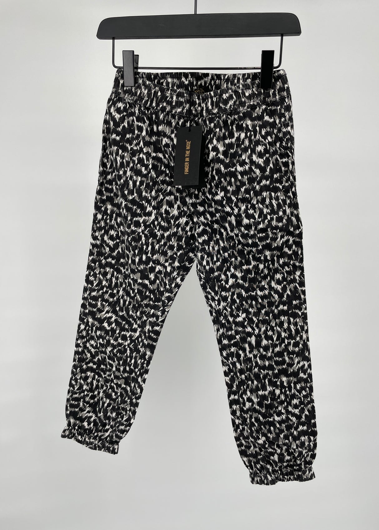 Broek Zwart Grijs Panter