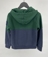 Hoodie Capuchon Groen Donkerblauw EU Maat 122