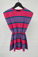 Jurk Roze Paars Gestreept