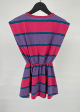 Jurk Roze Paars Gestreept