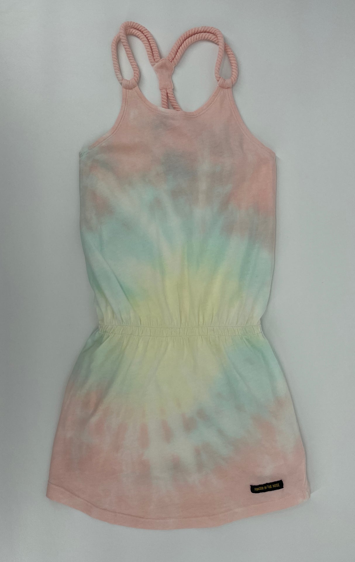 Jurk Tanktop Multi Color Tie Dye Maat 122