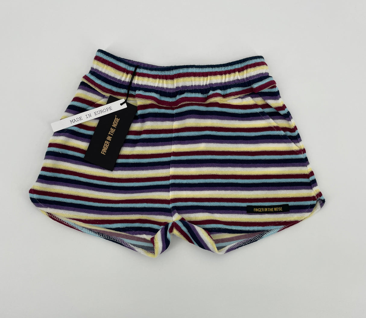 Korte Broek Badstof Multicolor Gestreept