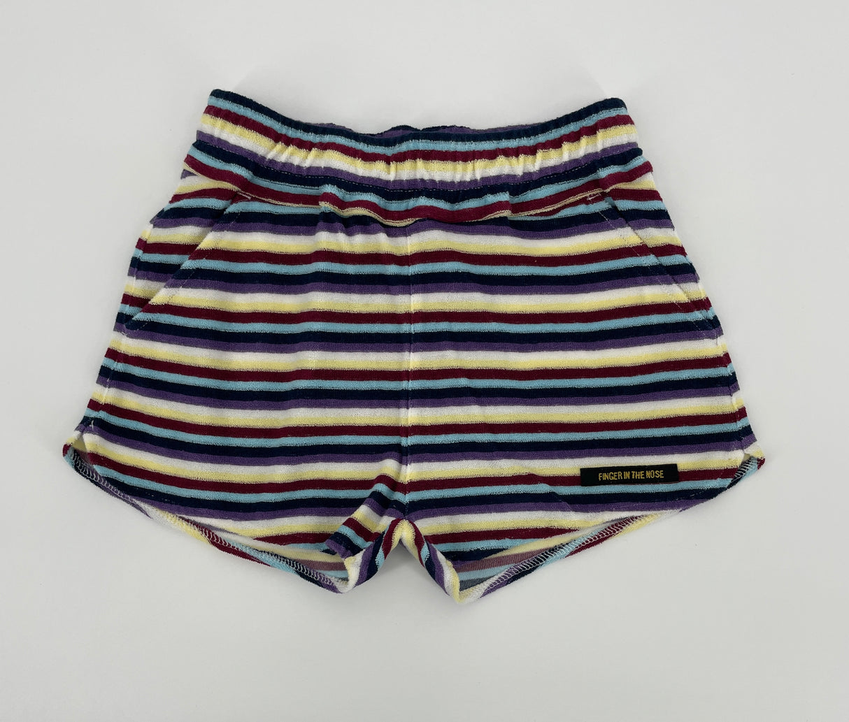 Korte Broek Badstof Multicolor Gestreept