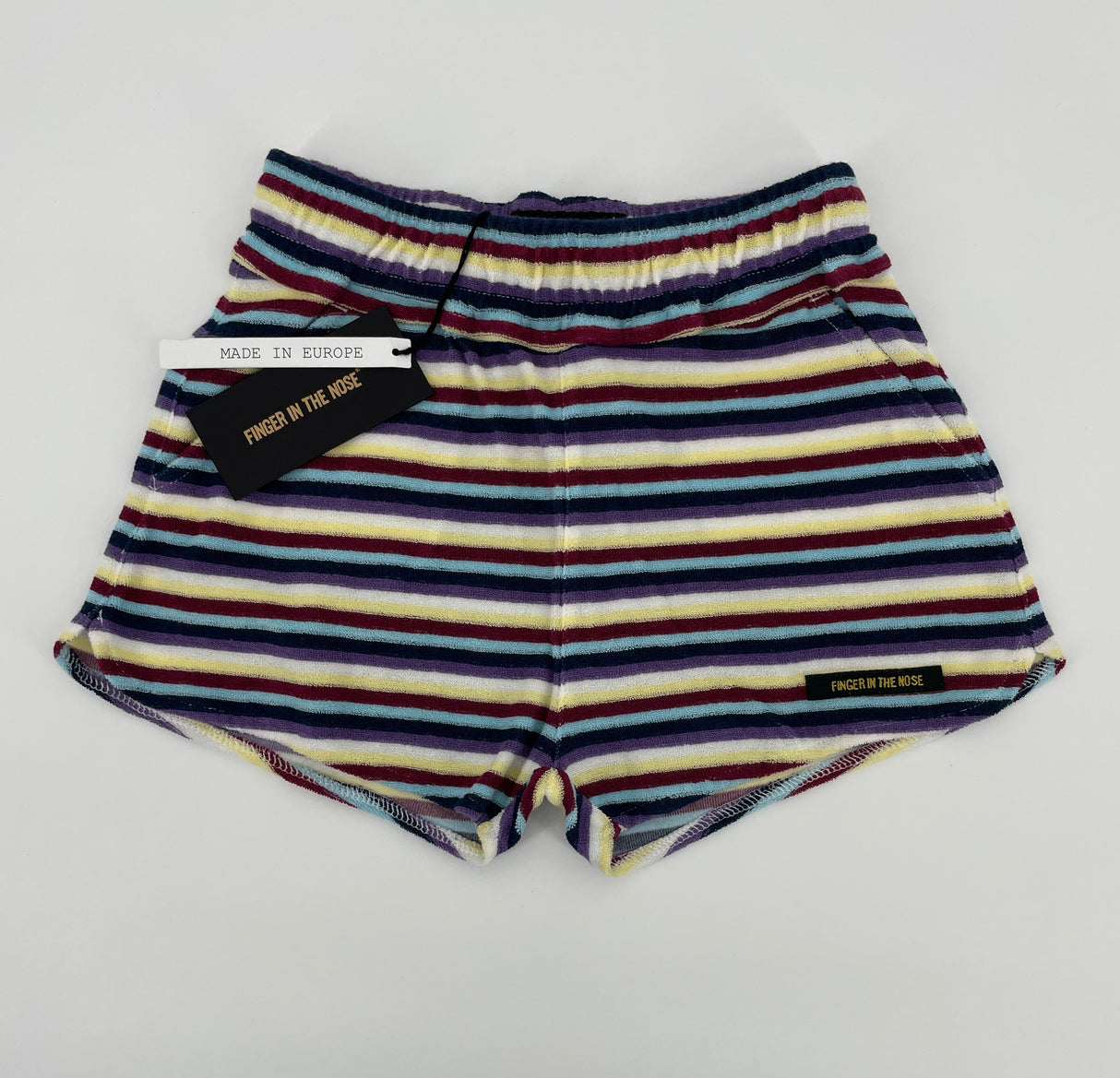 Korte Broek Badstof Multicolor Gestreept