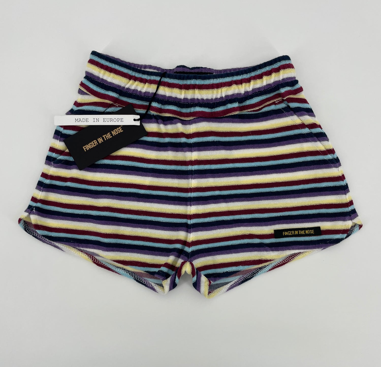 Korte Broek Badstof Multicolor Gestreept