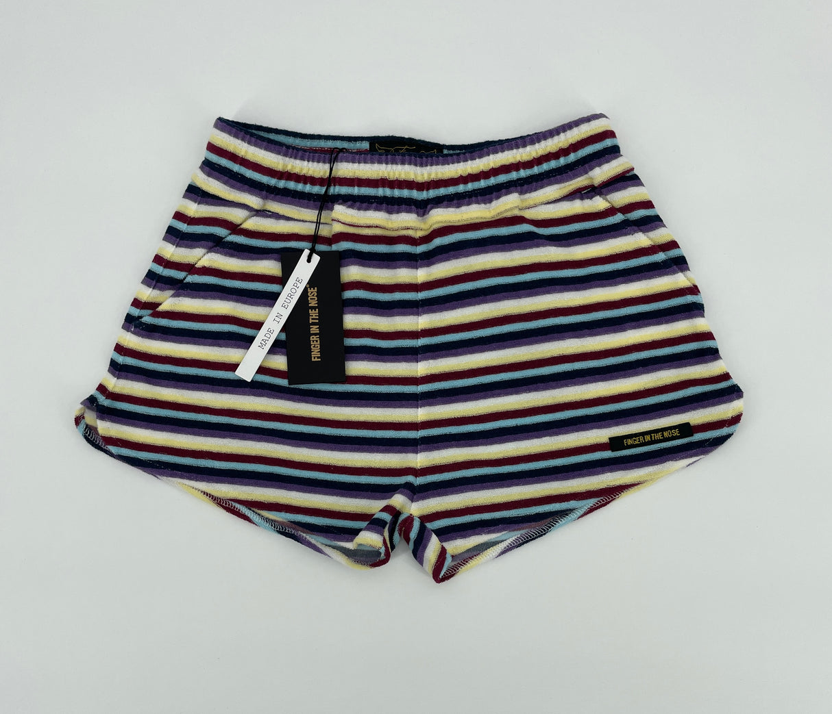 Korte Broek Badstof Multicolor Gestreept