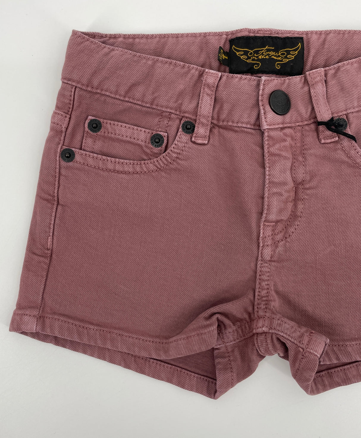 Korte Broek Paars Denim