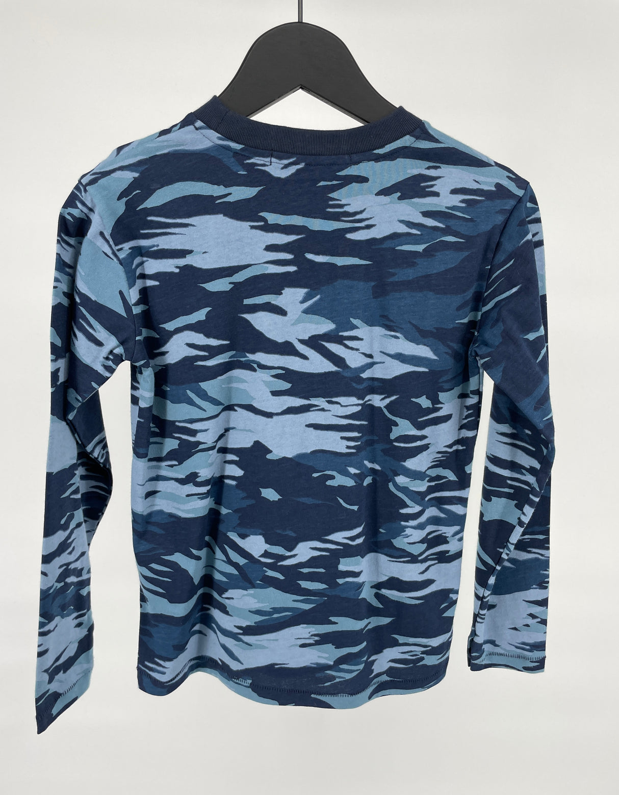 Longsleeve Blauw Camouflage Maat 122