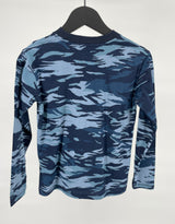 Longsleeve Blauw Camouflage Maat 122