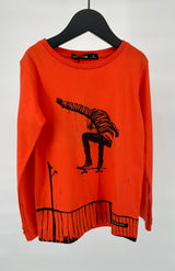 Longsleeve Oranje Ollie Maat 110