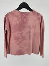 Longsleeve Roze met Rozen Maat 122