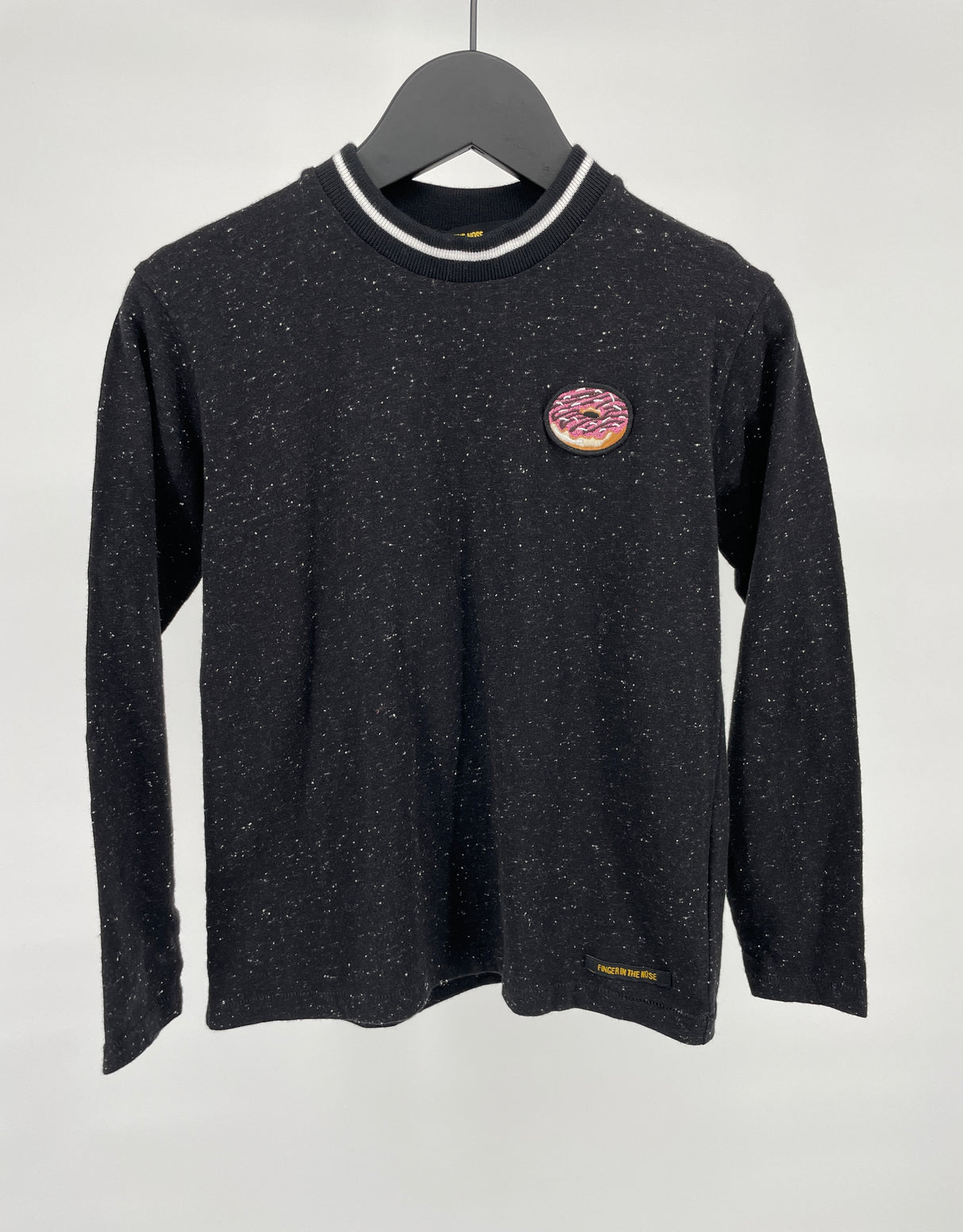 Longsleeve Zwart met Donut Maat 122