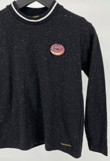 Longsleeve Zwart met Donut Maat 122