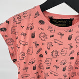 Top Roze Simpsons Print Maat 134