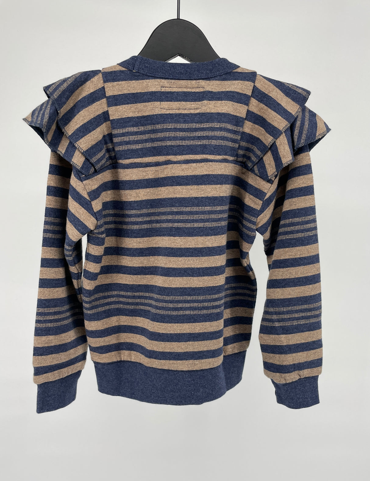 Trui Blauw Bruin Gestreept Roesjes