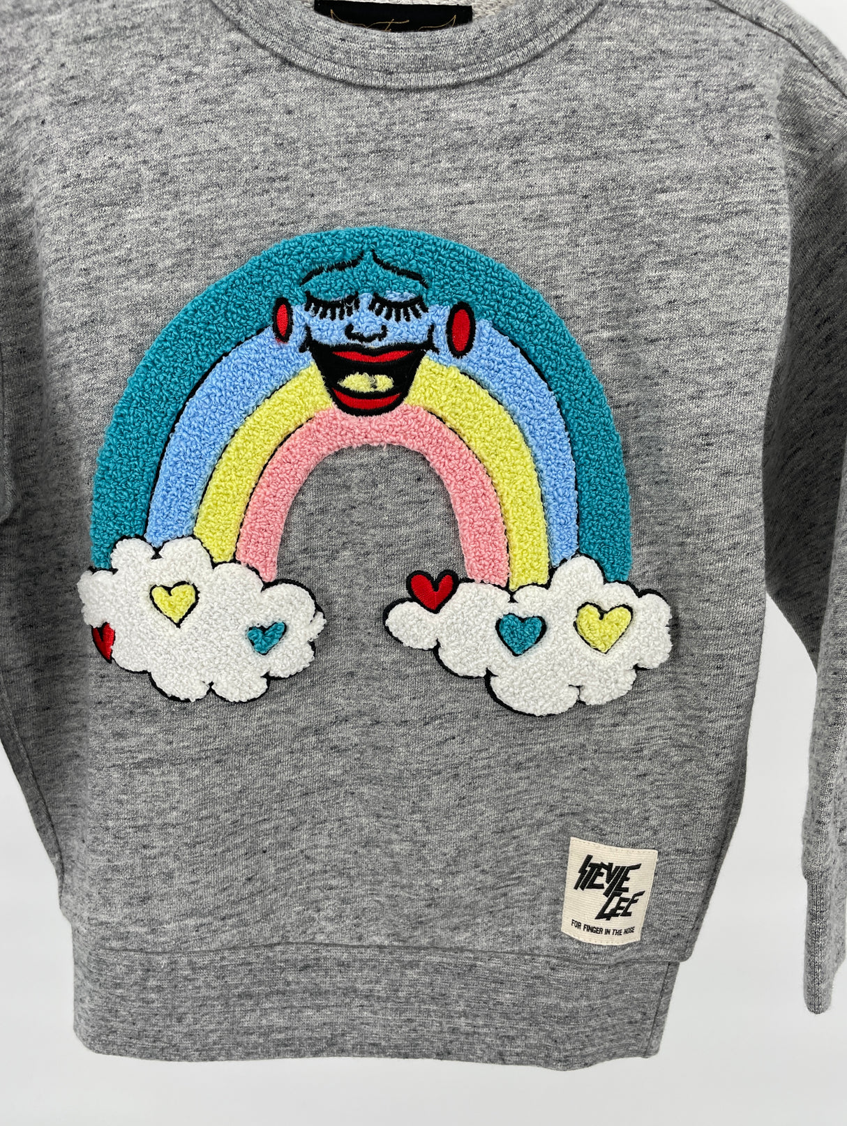 Trui Grijs Regenboog