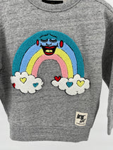 Trui Grijs Regenboog