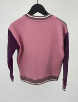 Trui Roze Paars Color Block Maat 122