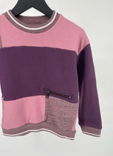 Trui Roze Paars Color Block Maat 122