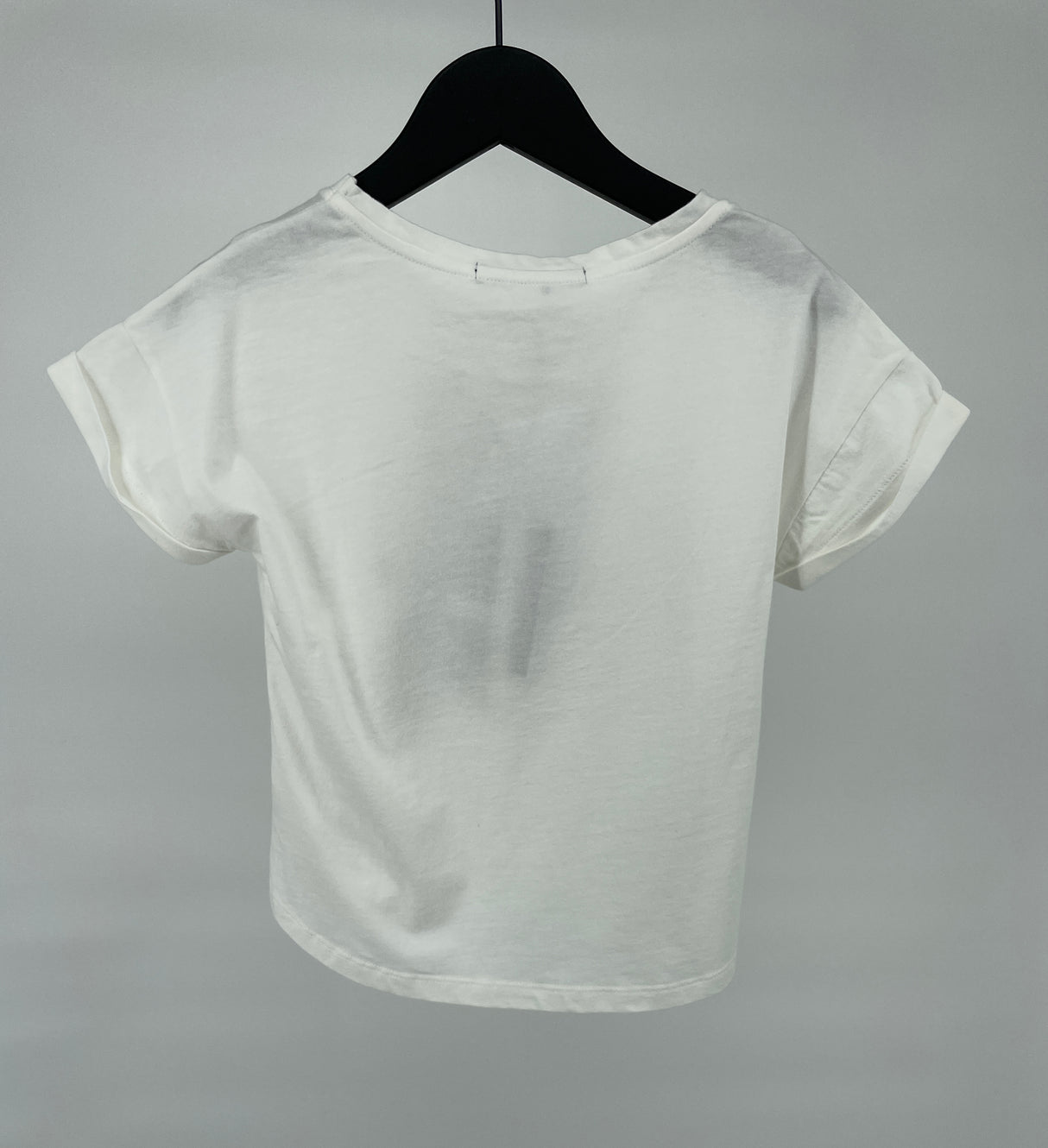 T-shirt Wit Kat Maat 122