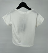 T-shirt Wit Kat Maat 122