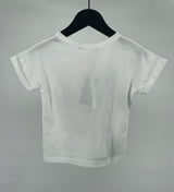 T-shirt Wit Palmbomen Sunset Maat 110
