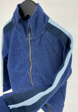 Vest Blauw Glitter Maat 92