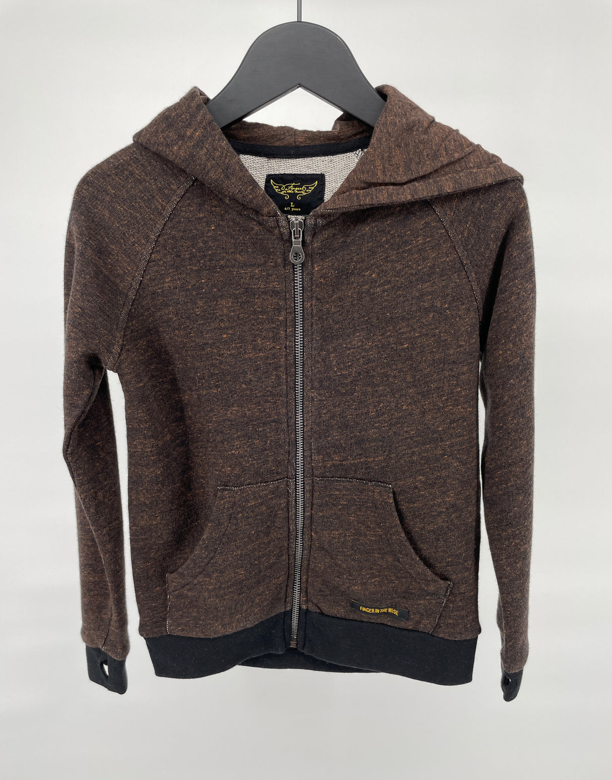 Vest Capuchon Bruin Maat 122