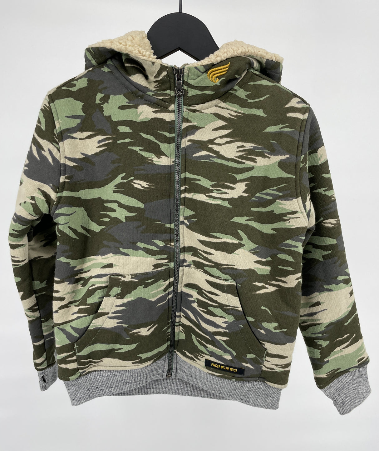 Vest Groen Camouflage Gevoerd Maat 122