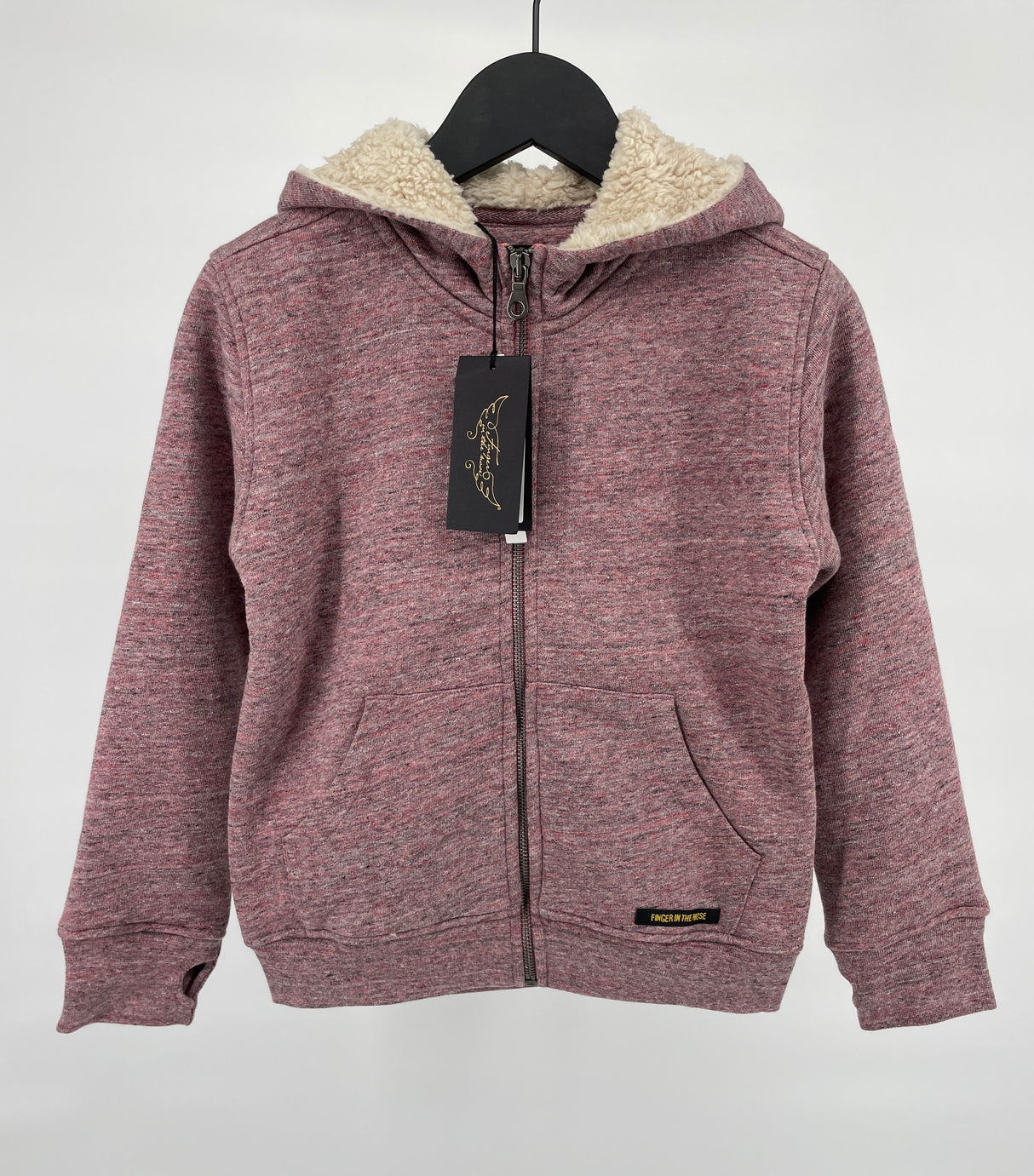 Vest Capuchon Gevoerd Roze Maat 122