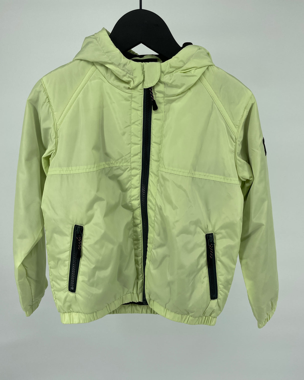 Windbreker Jas Geel Zwart Maat 122