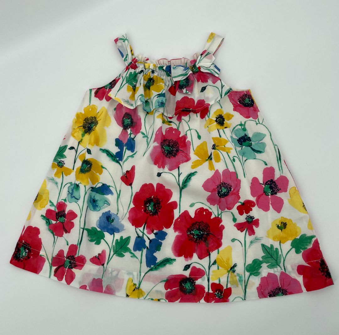 Jurk Bloemen Multi Color Maat 80