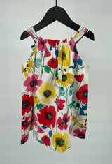 Jurk Bloemen Multi Color Maat 80