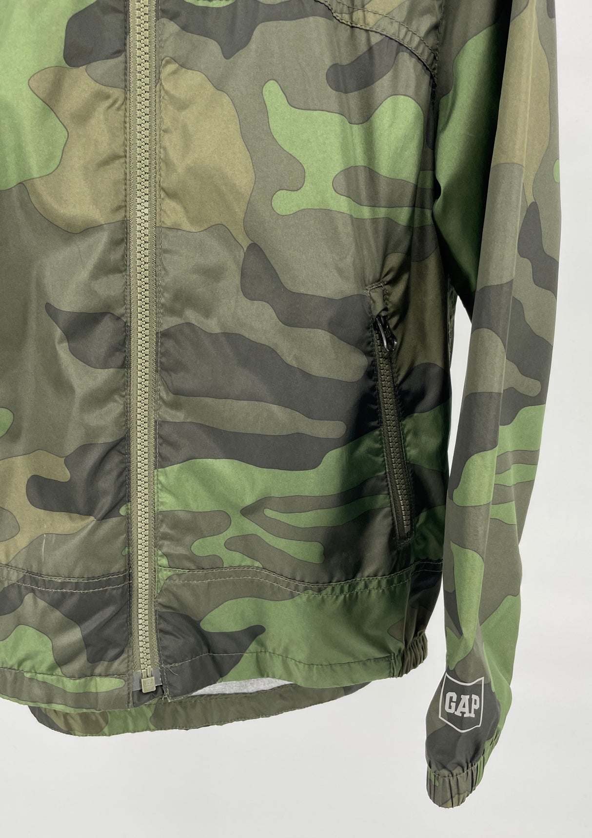 Windbreker Jas Groen Camouflage Maat 128 / 134