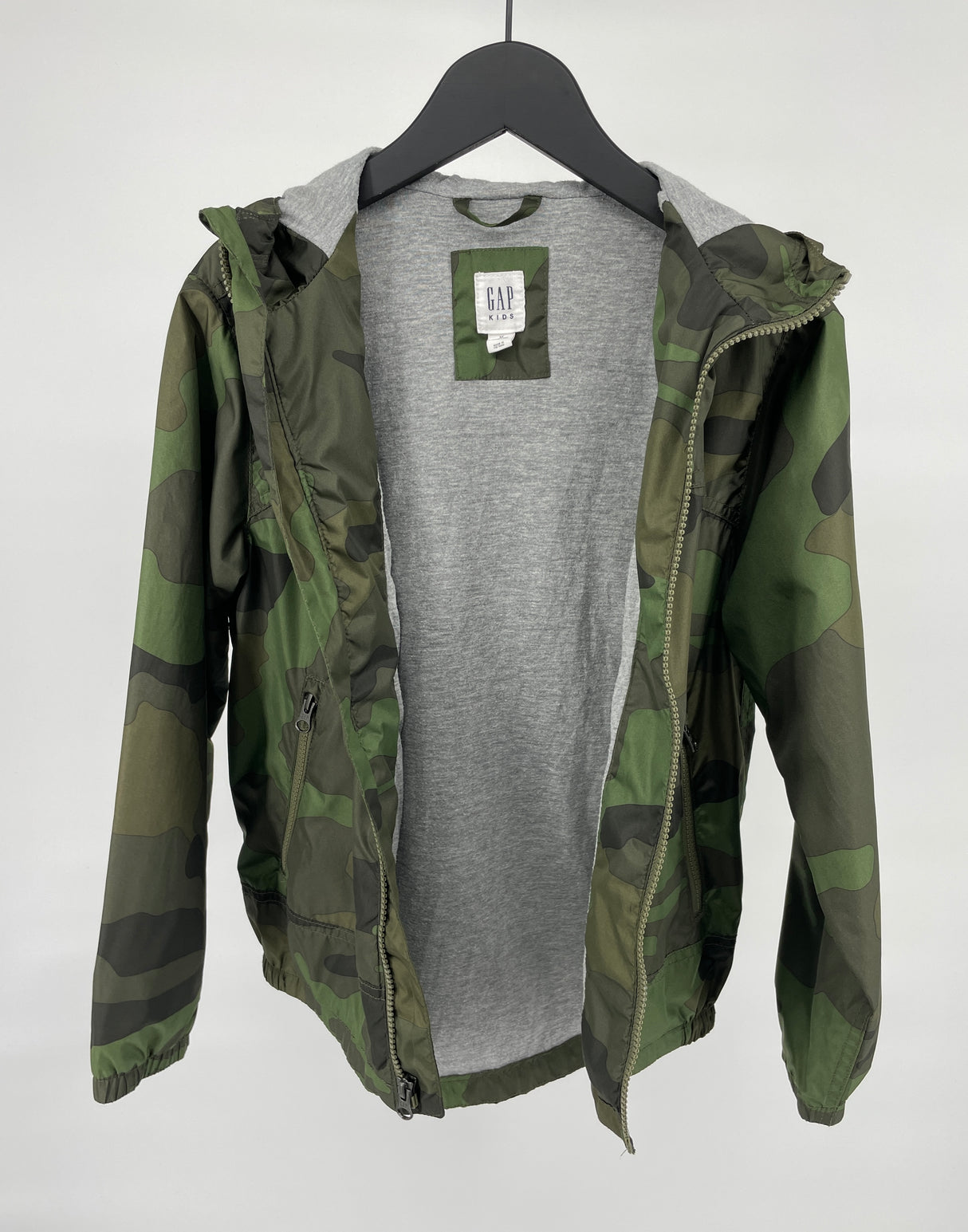 Windbreker Jas Groen Camouflage Maat 128 / 134