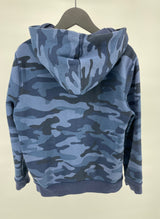 Vest Capuchon Donkerblauw Camouflage Maat 128 / 134